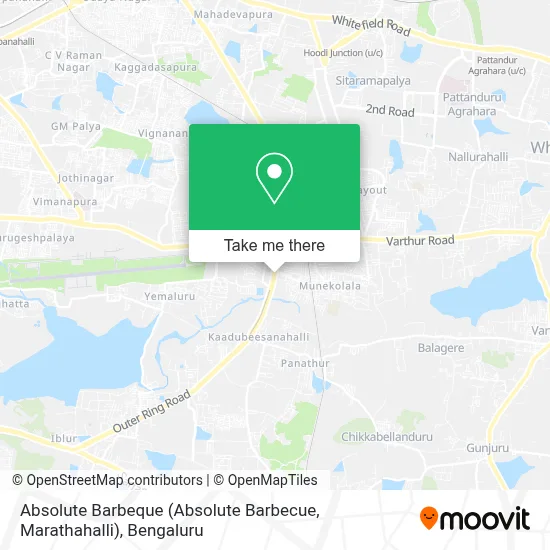 Absolute Barbeque (Absolute Barbecue, Marathahalli) map
