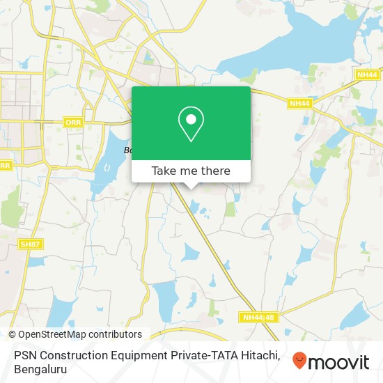 PSN Construction Equipment Private-TATA Hitachi map