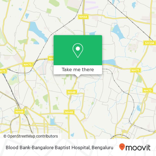 Blood Bank-Bangalore Baptist Hospital map