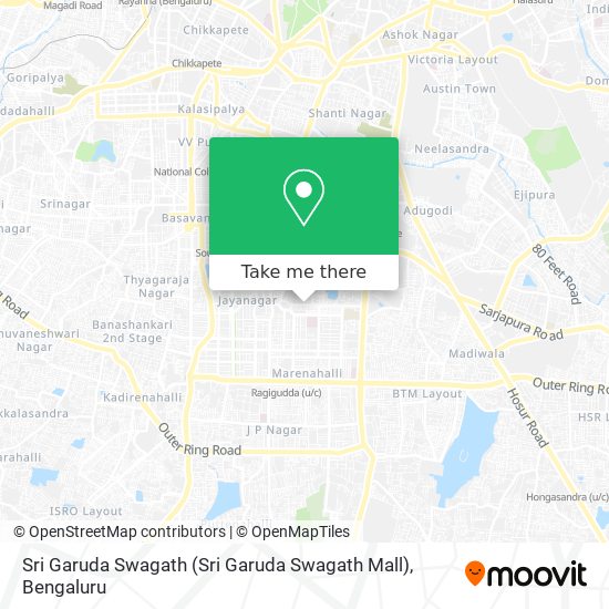 Sri Garuda Swagath map