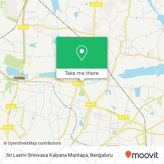 Sri Laxmi Srinivasa Kalyana Mantapa map