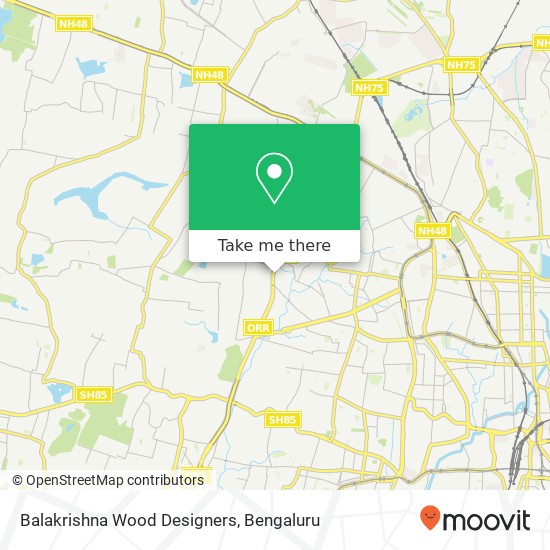 Balakrishna Wood Designers map