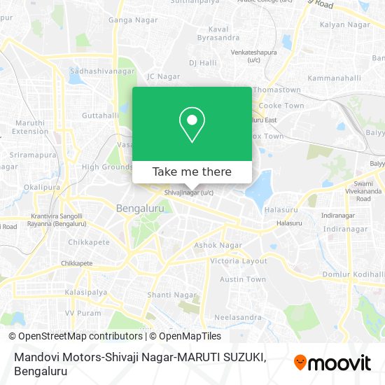 Mandovi Motors-Shivaji Nagar-MARUTI SUZUKI map