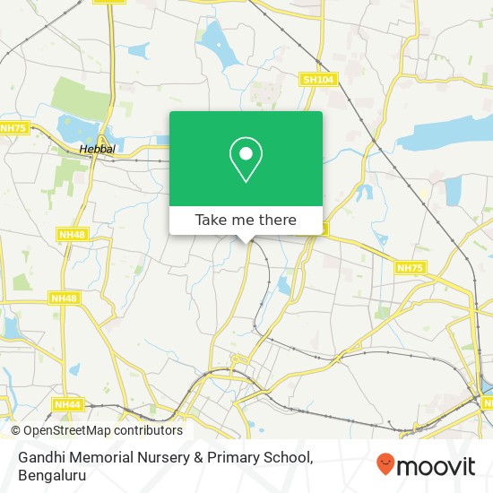 Gandhi Memorial Nursery & Primary School map