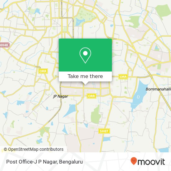 Post Office-J P Nagar map