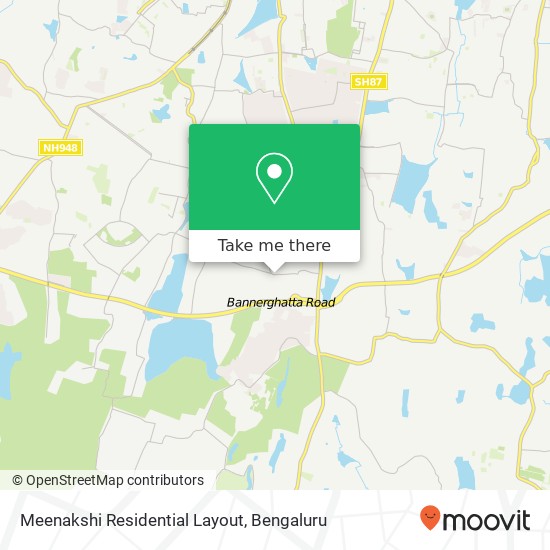 Meenakshi Residential Layout map