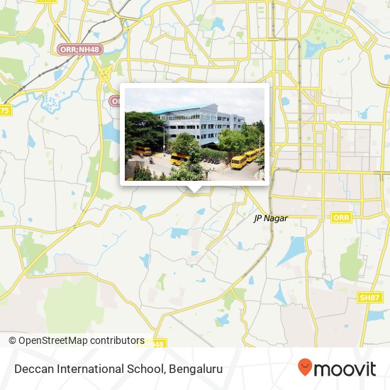 Deccan International School map