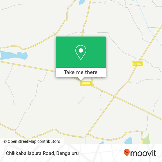 Chikkaballapura Road map