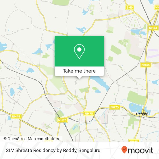 SLV Shresta Residency by Reddy map