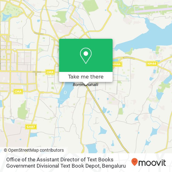 Office of the Assistant Director of Text Books Government Divisional Text Book Depot map