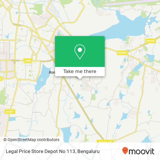 Legal Price Store Depot No 113 map