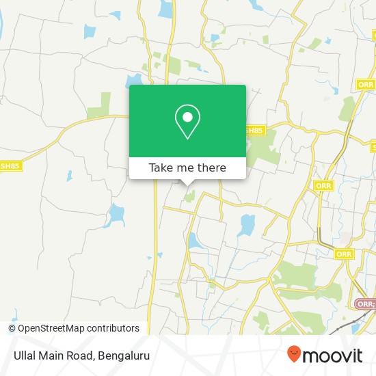 Ullal Main Road map