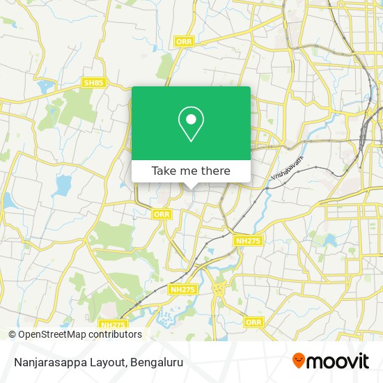 Nanjarasappa Layout map