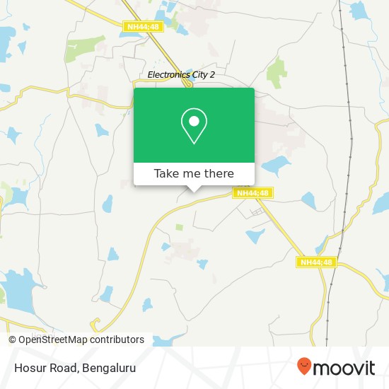 Hosur Road map