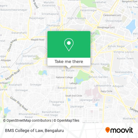 BMS College of Law map