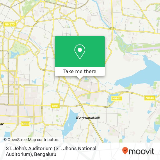 ST. John's Auditorium (ST. Jhon's National Auditorium) map