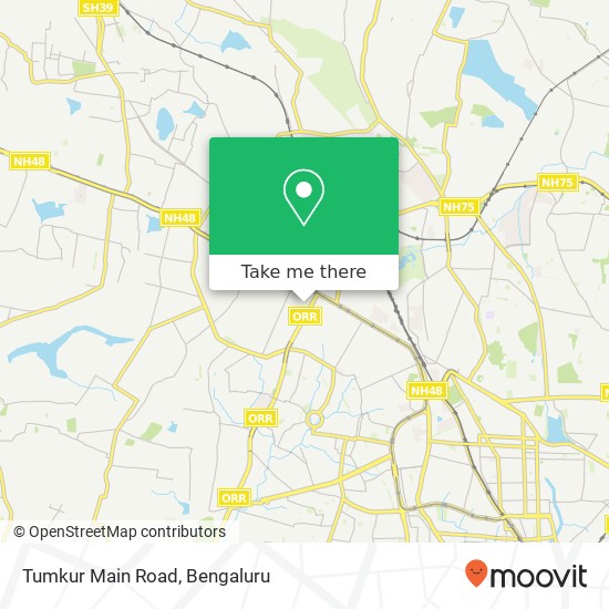 Tumkur Main Road map