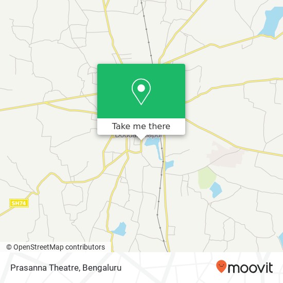 Prasanna Theatre map