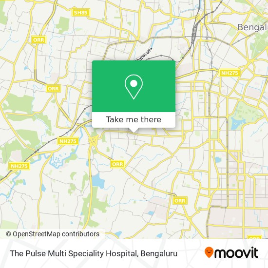 The Pulse Multi Speciality Hospital map