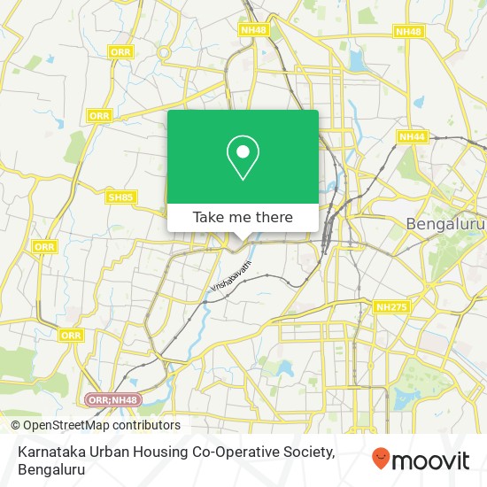 Karnataka Urban Housing Co-Operative Society map