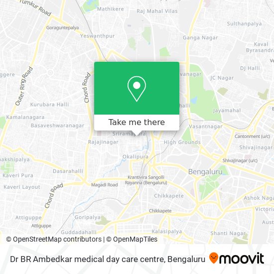 Dr BR Ambedkar medical day care centre map