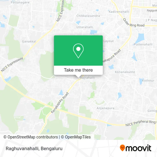 Raghuvanahalli map