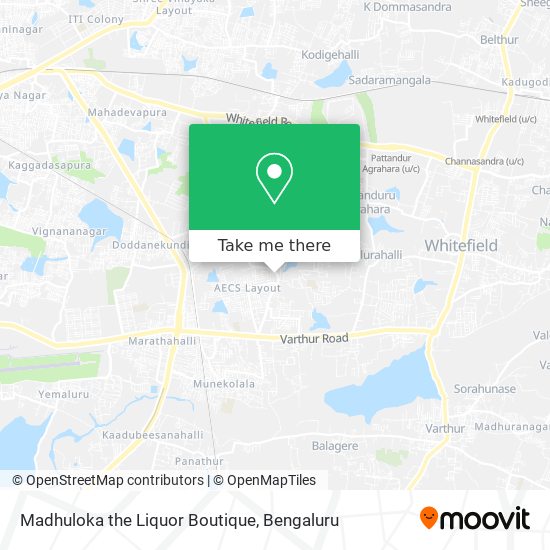 Madhuloka the Liquor Boutique map