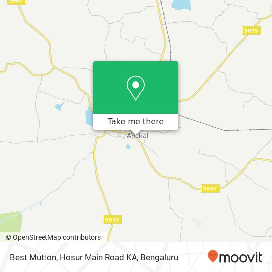 Best Mutton, Hosur Main Road KA map