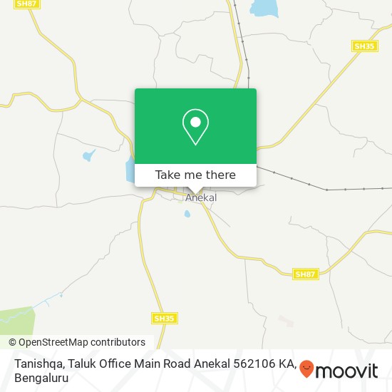 Tanishqa, Taluk Office Main Road Anekal 562106 KA map