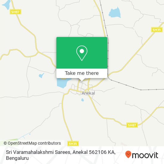 Sri Varamahalakshmi Sarees, Anekal 562106 KA map