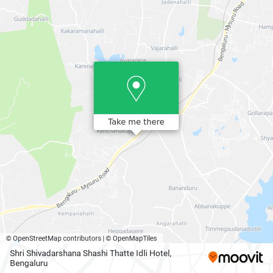 Shri Shivadarshana Shashi Thatte Idli Hotel map