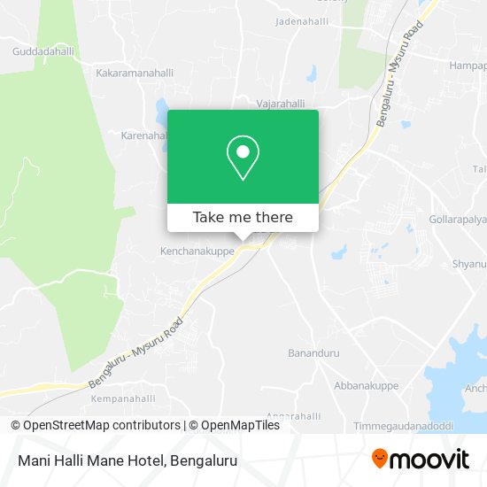 Mani Halli Mane Hotel map