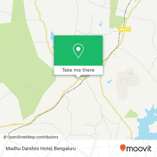 Madhu Darshini Hotel, Nelligudde Tank Road Bidadi KA map