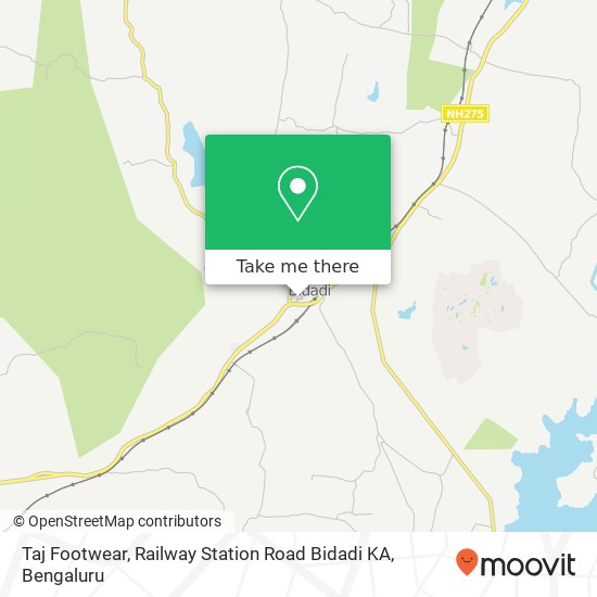 Taj Footwear, Railway Station Road Bidadi KA map