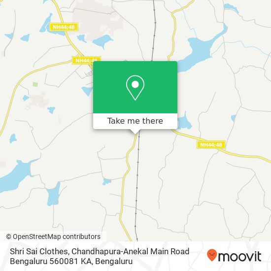 Shri Sai Clothes, Chandhapura-Anekal Main Road Bengaluru 560081 KA map