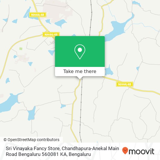 Sri Vinayaka Fancy Store, Chandhapura-Anekal Main Road Bengaluru 560081 KA map