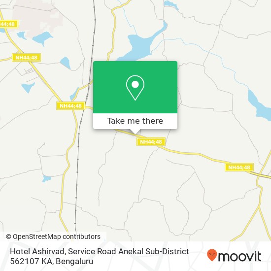 Hotel Ashirvad, Service Road Anekal Sub-District 562107 KA map