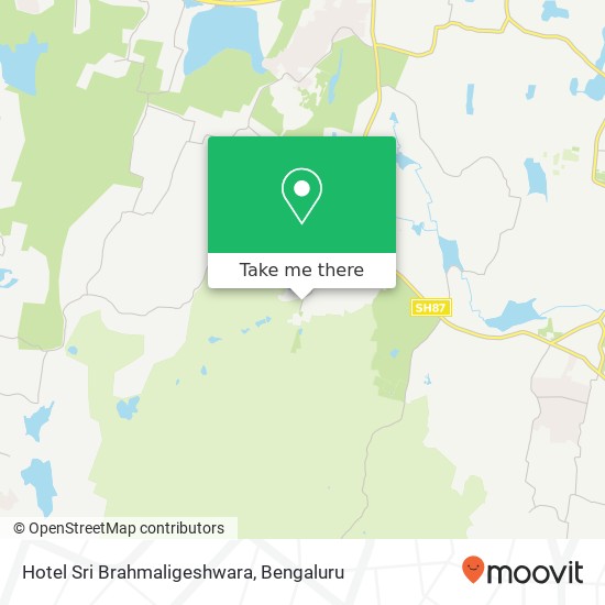 Hotel Sri Brahmaligeshwara, National Park Road Bengaluru 560083 KA map