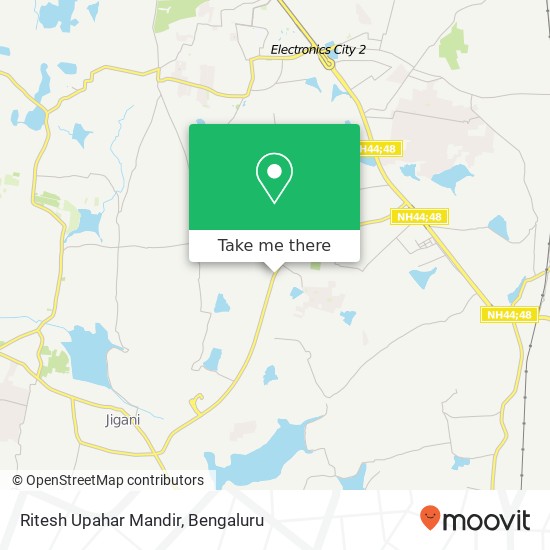 Ritesh Upahar Mandir, Bommasandra-Jigani Link Road Bengaluru 560099 KA map
