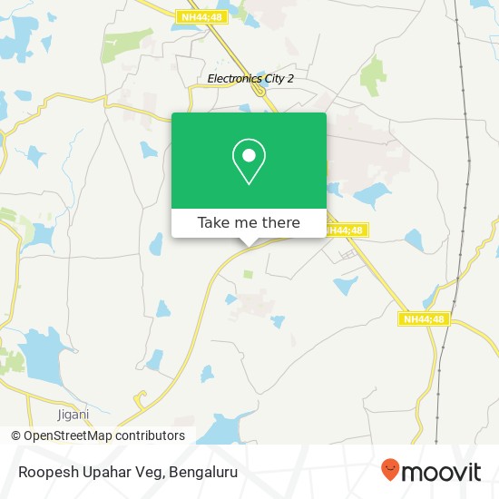 Roopesh Upahar Veg, Bengaluru 560099 KA map