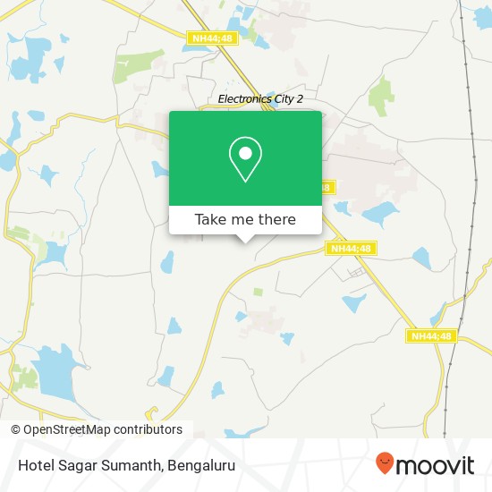 Hotel Sagar Sumanth, Hebbagodi Road Bengaluru 560099 KA map