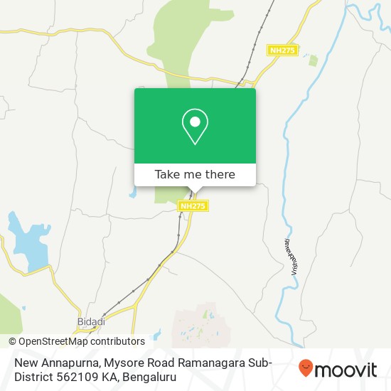 New Annapurna, Mysore Road Ramanagara Sub-District 562109 KA map