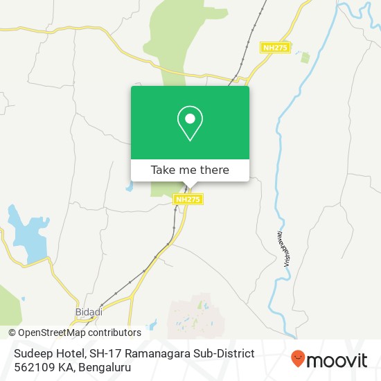 Sudeep Hotel, SH-17 Ramanagara Sub-District 562109 KA map