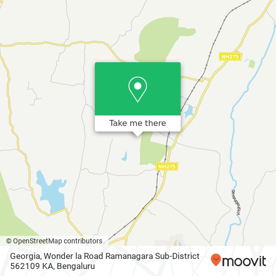 Georgia, Wonder la Road Ramanagara Sub-District 562109 KA map