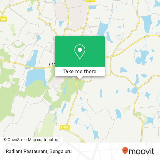 Radiant Restaurant, Bannerghatta Road Bengaluru 560105 KA map