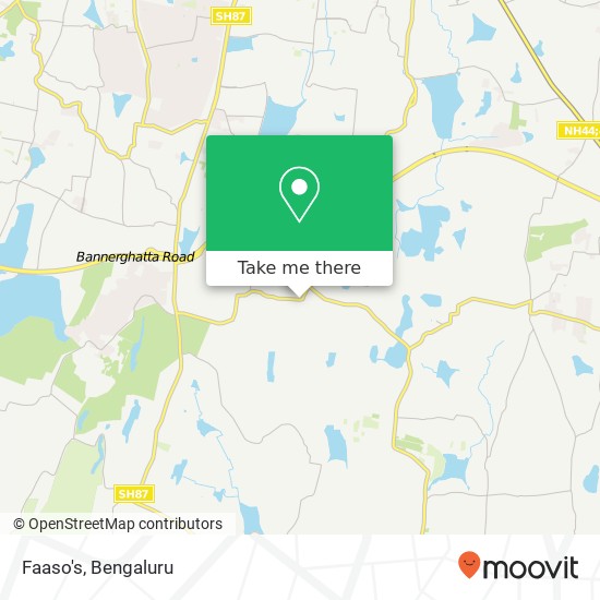 Faaso's, Bannerghatta Road Bengaluru 560105 KA map