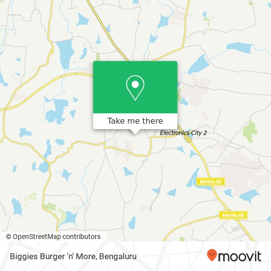 Biggies Burger 'n' More, Bengaluru 560100 KA map