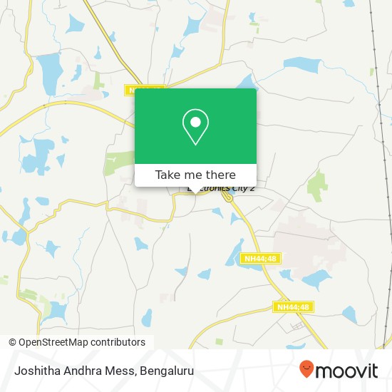 Joshitha Andhra Mess, Hosur Main Road Bengaluru 560100 KA map