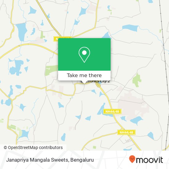 Janapriya Mangala Sweets, Hosur Main Road Bengaluru 560100 KA map