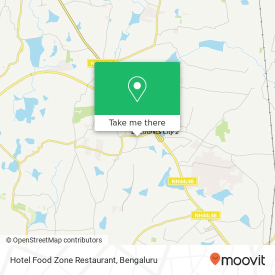 Hotel Food Zone Restaurant, Hosur Main Road Bengaluru 560100 KA map